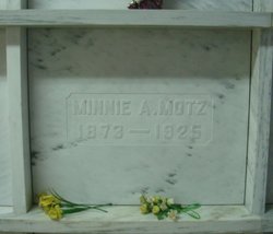 Minnie A. <I>Myers</I> Motz 