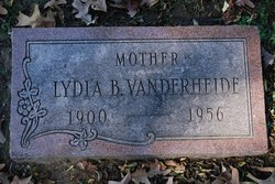 Lydia Bertha <I>Burgstahler</I> Vanderheide 