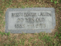 Bessie Louise <I>Little</I> Allen 