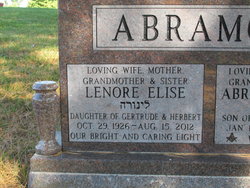 Lenore Elise <I>Epstein</I> Abramoff 