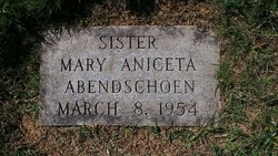 Sister Mary Aniceta Abendschoen 
