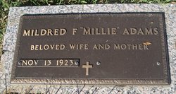 Mildred “Millie” <I>Foster</I> Adams 