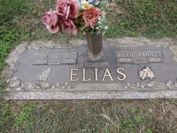 Anna Wilhelmina “Billie” <I>Clanton</I> Elias 
