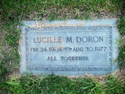 Lucille Marie <I>Champion</I> Doron 