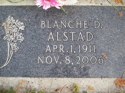 Blanche Duella <I>Anderson</I> Alstad 