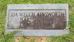 Ida <I>Welch</I> Ainsworth 