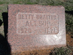 Betty Lee <I>Bratton</I> Allsup 