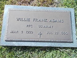 Willie Frank Adams 