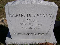 Gertrude <I>Benson</I> Arnall 