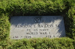 Benson L Bailess Sr.