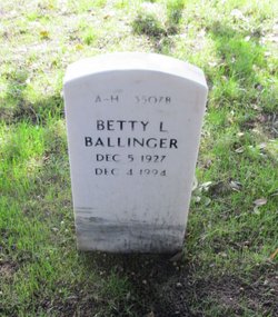 Betty L Ballinger 