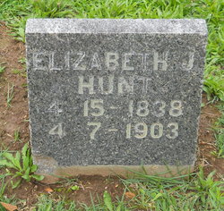 Elizabeth Jane <I>Jones</I> Hunt 