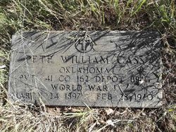 Pvt Pete William Cass 