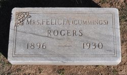 Felicia <I>Cummings</I> Rogers 