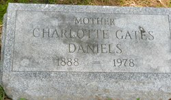 Charlotte <I>Gates</I> Daniels 