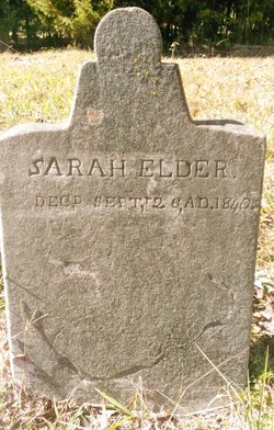 Sarah <I>Moore</I> Elder 