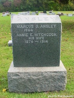 Annie E <I>Hitchcock</I> Ansley 