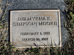 Delmyrna K <I>Simpson</I> Moore 