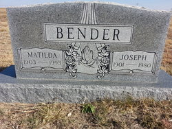 Matilda E <I>Billinger</I> Bender 