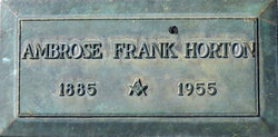 Ambrose Frank Horton 