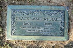 Grace Lois <I>Lambert</I> Hall 
