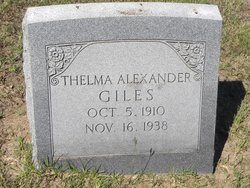 Thelma <I>Alexander</I> Giles 