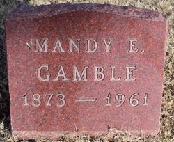 Amanda Emiline “Mandy” <I>Needham</I> Gamble 