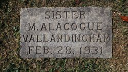 Sister Mary Alacoque Vallandingham 