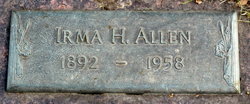 Irma H. <I>Hough</I> Allen 