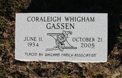 Coraleigh <I>Whigham</I> Gassen 