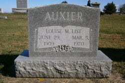 Louise M. <I>List</I> Auxier 