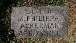 Sister Mary Philippa Ackermann 