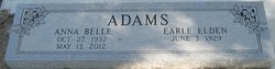 Anna Belle <I>Durham</I> Adams 