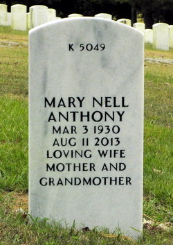Mary Nell <I>White</I> Anthony 