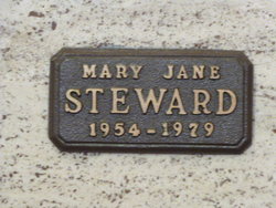 Mary Jane <I>Hanneman</I> Steward 