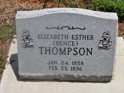 Elizabeth Esther <I>Bence</I> Thompson 