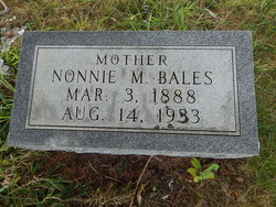 Nonnie M Bales 