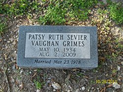 Patsy Ruth <I>Sevier</I> Grimes 