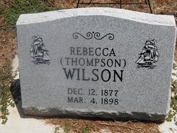 Rebekah <I>Thompson</I> Wilson 