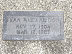 Ivan Rolen Alexander Sr.