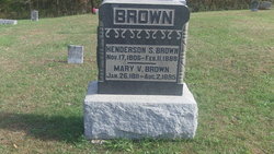 Mary V <I>Brown</I> Brown 