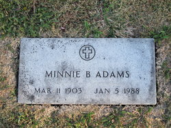 Minnie Bernice <I>Reece</I> Adams 