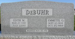 Edith Mae <I>Harmon</I> DeBuhr 