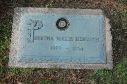 Bertha <I>Malik</I> Horvath 