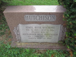 Ethel Ruth <I>Kitching</I> Hutchison 