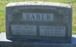 Murrial Elizabeth <I>Fauber</I> Baber 