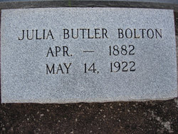 Julia <I>Butler</I> Bolton 