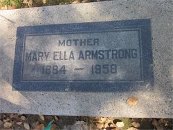 Mary Ella <I>Bruns</I> Armstrong 