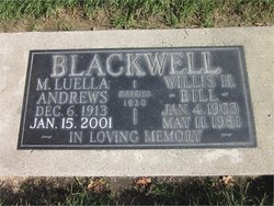 Willis Harold “Bill” Blackwell 