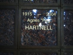 Agnes “Peg” Hartnell 